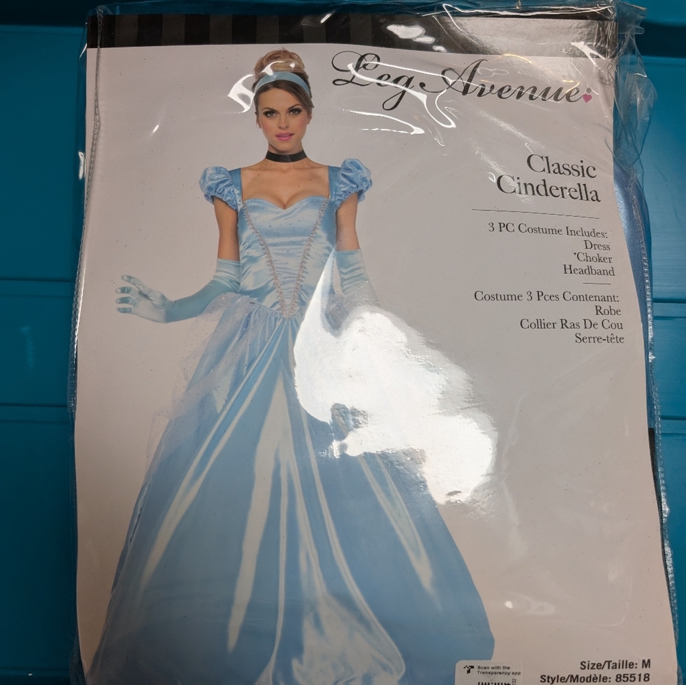 Leg Avenue Blue Theater Costume Princess Gown